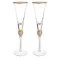 Miniatyrbild 1 av 5: Elegant Set med 2 Champagneglas