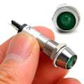 Miniatyrbillede 8 af 8: 10 stk AC 220V Indikatorlys Signallampe 8mm Monteringshul Strømforsyning Driftssignal Lysegrøn