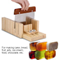 Miniatyrbilde 2 av 8: Silikon såpeform trekasse Cake Maker Cutting Slicer Cutter Making Tool
