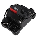 Pikkukuva 1 / 8: 12V 30A/40A/60A Autostereoiden ääni Nollattava inline-virtakatkaisin Itsepalautuva sulake (30A)