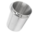 Miniatyrbilde 4 av 8: 58 mm doseringskopp i rustfritt stål Kompatibilitet Polering kaffedoseringskopp pulvermatare for kaffe Sølv