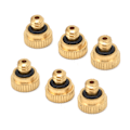 Miniatyrbillede 4 af 8: 20 stk Messing Atomiseringsdyse Havearbejde Tåge Sprayværktøjssæt 0,3 mm hul UNC10‑24 gevind