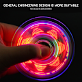 Miniatyrbillede 4 af 8: LED Fidget Spinner Legetøj Klar LED Lys Op Fidget Finger Terning Anti Stress Release Legetøj til Børn Voksne