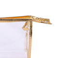 Miniatyrbillede 7 af 8: 5 stk gennemsigtige kosmetiske tasker Fem farver transparent mode PU-læder håndtaske makeup taske Rejseopbevaringstaske