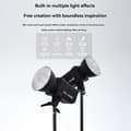 300W Bi LED Videolys, Kontinuerlig LED-belysning EU-plugg