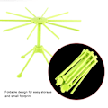 Miniatyrbild 4 av 8: Nudlar Spaghetti Pasta Torkställ Stativ Torktumlare Vikbart köksredskap (grön)