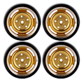Miniatyrbilde 2 av 8: 4 stk 63 mm RC bil metallnav Drifte dekk reservedeler Tilbehør Passer for WPL D12 RC lastebil