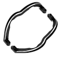 Miniatyrbild 6 av 8: Gimbal Bumper Gimbal Camera Protection Bar Anti-kollisionsskydd för FPV Combo Drone Parts Svart