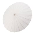 Miniatyrbild 6 av 8: Barn papper parasoll bambu och papper kinesisk stil Elegant vita DIY papper paraplyer för dekoration 83 cm/32,7 tum