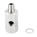 Miniatyrbillede 1 af 8: 1/8\" BSPT olietryksgiver T-stykke til NPT-adapter Turbo tilførselsledningsmåler