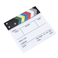 Pikkukuva 3 / 8: Elokuva Klappitaulu Ohjaaja Elokuva Clapper Board Klappitaulu Fotorekvisiitta Koristeluun 20x19,5 cm / 7,87x7,68in