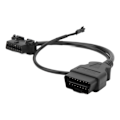 Miniatyrbillede 2 af 8: OBD2-kabel stabil forbindelse Sikkerhedsport Bypass OBD2-adapterudskiftning til Dodge RAM 1500 2500 2018 til 2020