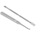 Miniatyrbillede 2 af 8: 2 stk rustfrit stål neglebåndsskærer Clipper Kit Pedikyrværktøj Død Hud Remover Gaffelskærer