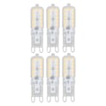 Miniatyrbilde 2 av 8: 6 stk G9 LED-lampe 5W Transparent lås 22LED Dimbar G9-lampe for taklampe Vegglampe Bordlampe Naturhvit 110-140V