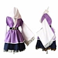 Miniatyrbild 4 av 5: Anime Lolita Cosplay Kostym Set - 6 Stilar, Uchiha Sasuke Kimono Maid Klänning, Storlek XL
