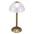 Miniatyrbilde 2 av 8: Industriell LED-bordlampe USB-ladbare rustik skrivebordslampe Trinnløs dimbar nattlampe ved sengen for restaurantbar kafé