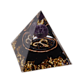 Miniatyrbild 4 av 8: 5 cm Orgonitpyramid för positiv energiläkning Kristallpyramidmeditation Orgonitpyramider Chakra Zodiac Energy Generator Aries