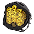 Miniatyrbillede 8 af 8: 5 tommer LED Offroad Lys IP67 Vandtæt 90W 5000LM Universal Spotlight til SUV ATV UTV Båd Gul