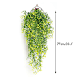 Pikkukuva 7 / 8: Teko-Admiralty Willow 77cm Muovi Realistinen Seinälle Ripustettava Admiralty Willow Toimistoon Olohuoneen Koristeluun Keltainen