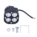 Miniatyrbilde 1 av 8: 40W 4LED 3 tommers arbeidslys 4000LM Spotlampe IP67 Vanntett Universal for Bil Lastebiler Motorsykkel Hvit Lys 6000K