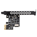 Pikkukuva 6 / 8: USB3.2 PCI E Riser-kort Keramiset kondensaattorit Kaksinkertainen suojaus Nopea siirtonopeus PCI E -tyyppi E Riser-kort PC:lle Musta