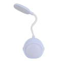 Miniatyrbillede 3 af 8: LED Skrivebordslampe med Batteri Fleksibel Øjenbeskyttelse Natlys USB Opladning til Soveværelse Kollegium Blå