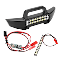 Miniatyrbillede 7 af 8: RC aluminiumlegering forreste kofanger med LED-lys til Traxxas MAXX 89076 1/10 RC bil