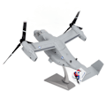 Miniatyrbild 3 av 8: 1:72 Tilt Rotor Flygplansmodell Hemlegering Simulerad Diecast Flygplansmodell Dekorationssamling