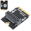 Pikkukuva 8 / 8: Sovitin kortti NVME SSD:lle M.2 Key AE pystysuoraan asennukseen Verkko muuntaja 2280 tyypille