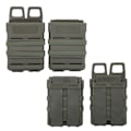 Miniatyrbillede 7 af 8: Portabel Mag Fast Attach Pouch Molle System Modul Dobbelt Ammo Holder Bærer Army Green