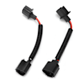 Miniatyrbilde 5 av 8: 2 stk H13 9008 Han til Hunn Ledningsnett Adapter for Bil Frontlys Tåkelys Universal