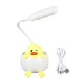 Miniatyrbillede 1 af 8: LED-natlampe med penneholder Øjenbeskyttelse USB-opladning Fleksibel læselampe til soveværelse