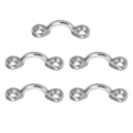 Miniatyrbillede 3 af 8: 5 stk Dæksøjerem Rustfrit stål 316 Pad Eye Tie Down Ankre Marine Kajak Kanotrigg 5 mm