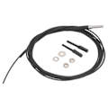 Miniatyrbilde 4 av 8: Fiberoptisk sensor 0 til 540 mm testområde M3 tråd lineær refleksjon optisk fibersensor sondeskabel