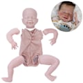 Miniatyrbild 7 av 8: Silikon Reborn Doll Kit gör-det-själv spädbarnsform blank dockamodell med klädkropp 22 InchBlank