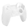 Miniatyrbilde 2 av 8: Matvarekvalitet sklisikkert silikon spillkonsoll beskyttelse Gamepad Håndtak for PS5 joystick (hvit)