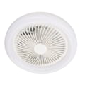 Miniatyrbilde 7 av 8: 36W takviftelampe 9,8 tommer liten lydløs E27 LED-viftelampe for soverom 86‑265V hvit
