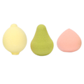Pikkukuva 8 / 8: 3 kpl Meikkisienen Setti, Foundation Blending, Moniväriset Blender Sienen, Kuivaan ja Märkään Käyttöön