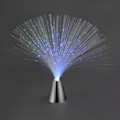 Miniatyrbilde 2 av 8: LED-fargeendrende fiberoptisk fontene nattlys lampe hjemmedekorasjon selvlysende leker