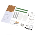 Miniatyrbillede 5 af 8: ITX Computer Open Case Beslag God Varmeafledning Split Hardware Struktur Aluminiumlegering DIY Bar Ram til Hjem Grøn Sølv