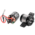 Miniatyrbild 8 av 8: 1:5 Ratio Växellåda Transmission Box 540 Borstad 55T Motor Passar för SCX10 1/10 RC Car