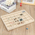 Miniatyrbillede 3 af 8: Smykke Display Opbevaringsboks Armbånd Halskæde Øreringe Container Organizer (30 Gitter Plade)
