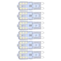 Miniatyrbilde 2 av 8: G9 Glødepære Dimbar Øyevennlig Strømsparende 14 LED 3W Glødepære for Lysekrone Bordlampe 6 stk Hvit Lys 220V