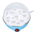 Miniatyrbilde 8 av 8: Kylling-eggkoker Lag 7 store kokte egg Anti-tørrkoking automatisk avstenging eggkoker med varmeplate US-kontakt 110V Blå