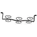 Miniatyrbilde 4 av 8: Jernhengende 6 flasker Vinkoppstativ Glasholder Display Hylle Organizer