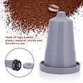 Miniatyrbillede 6 af 8: Genanvendeligt kaffefilter i rustfrit stål kaffefilterkurv til hjemmebryggere (1 stk)
