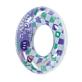Miniatyrbilde 7 av 8: Svømmearmring PVC oppblåsbar rutenett Swim Float Pool Float Bærbar for strandturer