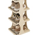 Miniatyrbild 8 av 8: Skoställ Enstaka par Skohylla Platssparande Shoe Orgainzer Tower för hemdörr Sovrum 4 lager