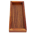 Miniatyrbilde 4 av 8: Rektangulært trebrett Serveringsbrett Tallerken Snacks Matserveringsbrett for hotellhjem (20*8cm)
