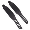 Miniatyrbilde 3 av 8: 2 stk. treningsykkelpedalstropper i plast, justerbar lengde, universelle sykkelpedal tåstropper, stropp for hjemmetrening og sykling